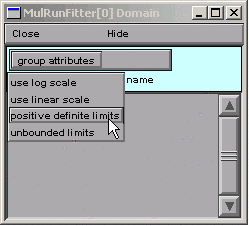 selecting positive definite limits